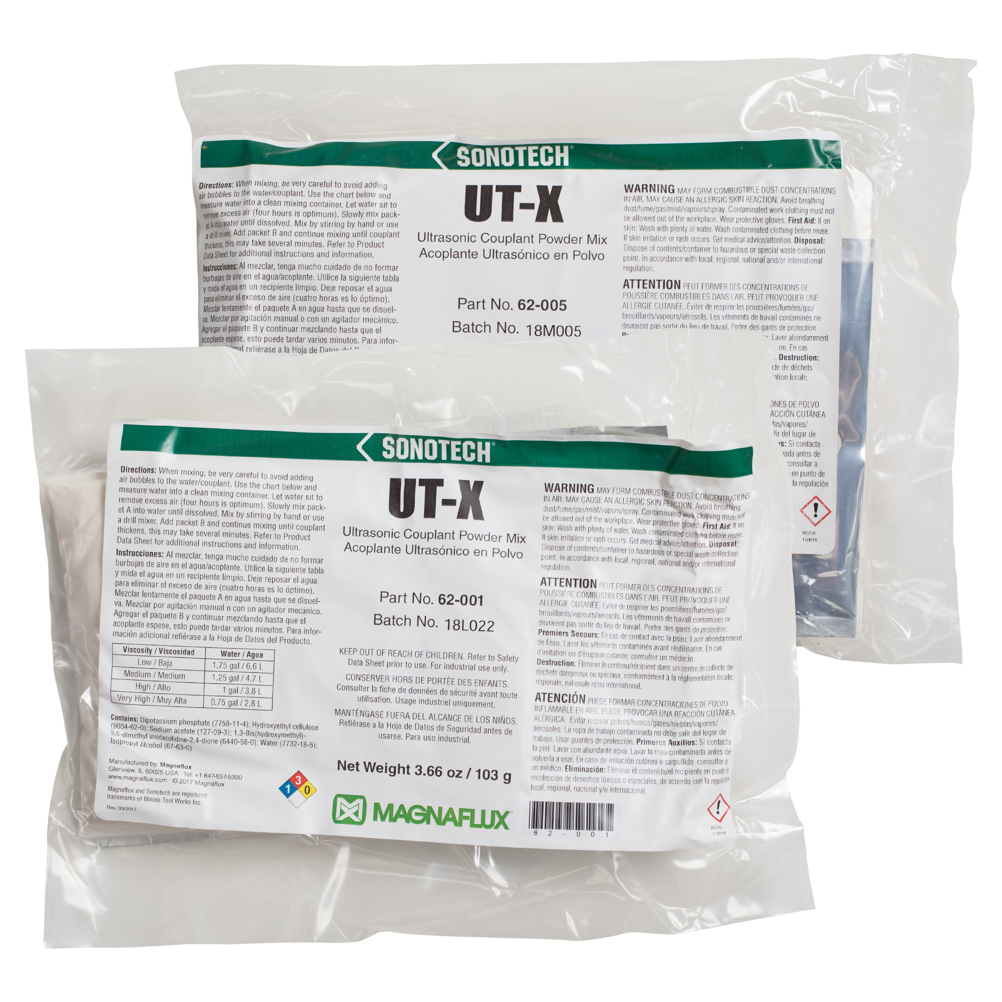 UT-X Powder Ultrasonic Couplant Powder
