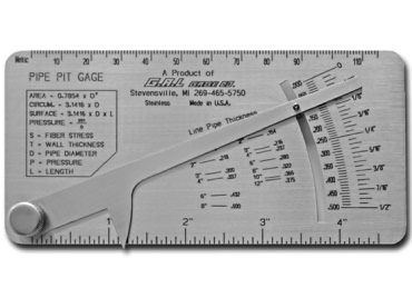 Pipe Pit Gauge