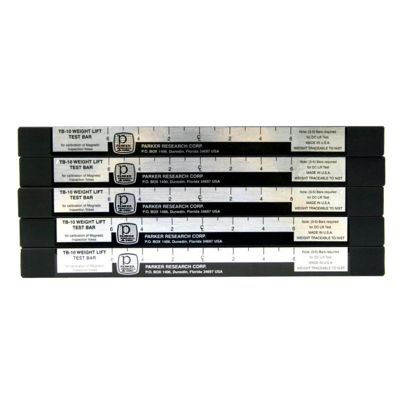 TB-10S-5 Set of 5 Weight Lift Test Bars