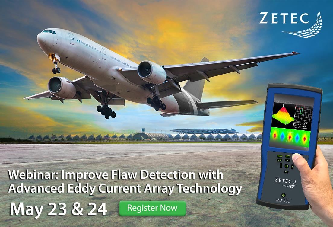 Zetec网络研讨会：利用涡流阵列技术改进航空航天缺陷检测