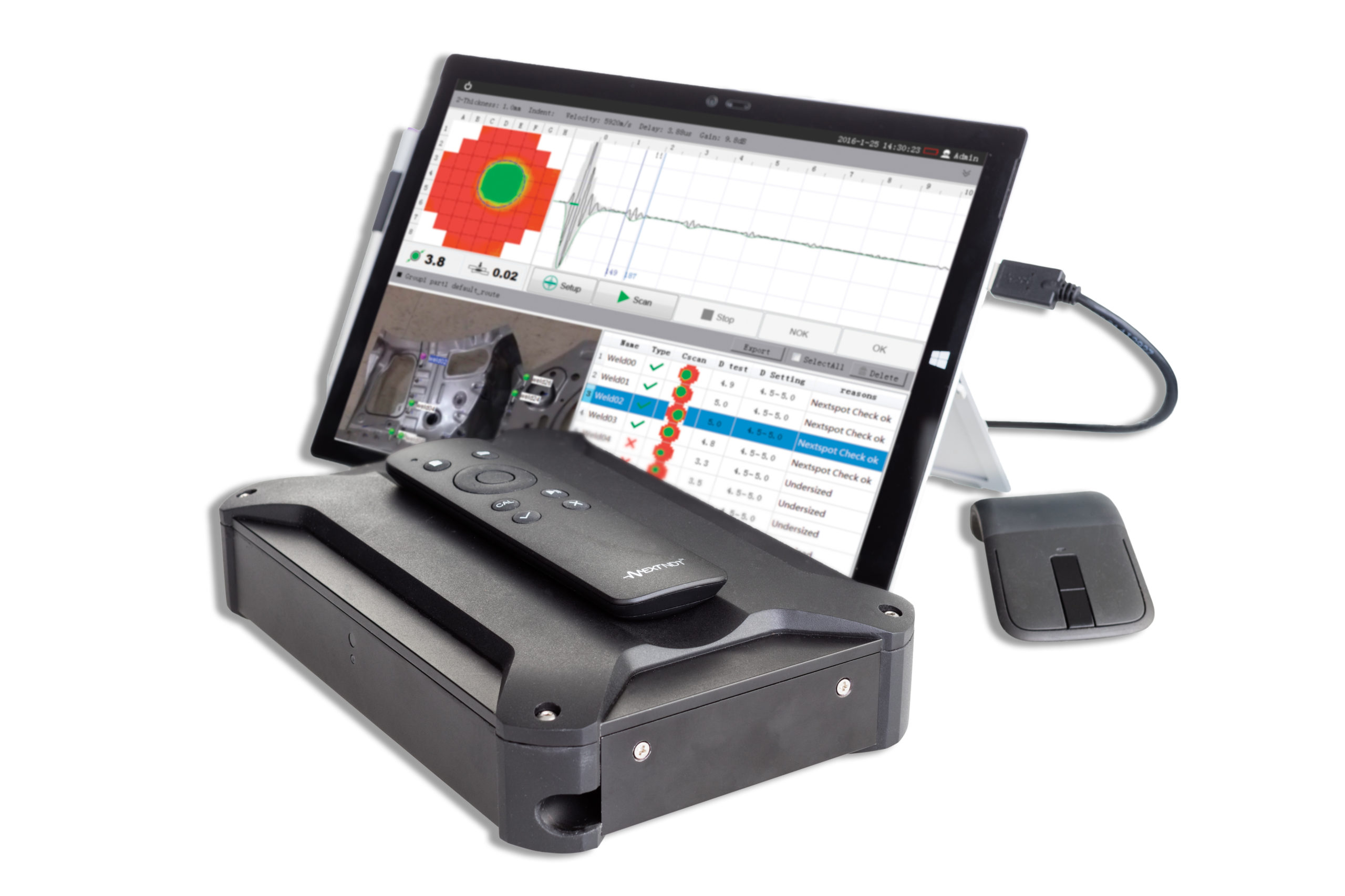 NextSpot 300 Phased Array Ultrasonic Spotweld Detector